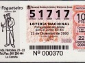Spain - 2001 - Comercial - Comercial - O Fogueteiro - Lotery - 0
